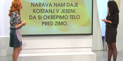 Kostanj v naturopatiji, Dobro jutro RTVSlo1
