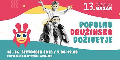 Ljubljana, 15. 9. predavanje na 13. otroškem bazarju