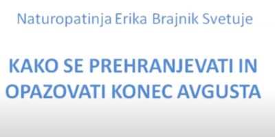 Kako se prehranjevati in kako se opazovati konec avgusta?