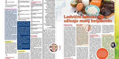 Ledvični bolniki naj uživajo manj beljakovin