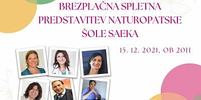 Predstavitev Naturopatske šole Saeka