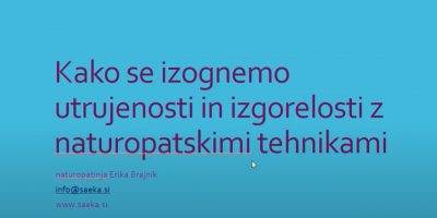 Izgorelost v naturopatiji
