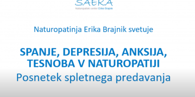 Depresija anksija in tesnoba v naturopatiji