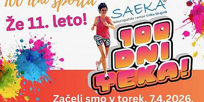S SAEKO TEČEMO 100 DNI ZAPORED ŽE ENAJSTO (11) LETO!