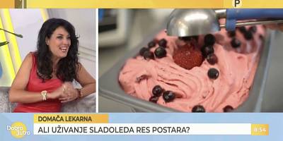 Domača lekarna: Ali uživanje sladoleda res postara?