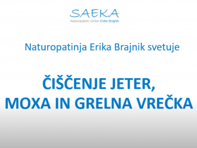 Čiščenje jeter, moxa in grelna vrečka
