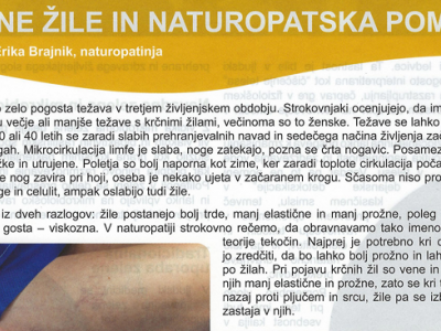Krčne žile in naturoparska pomoč