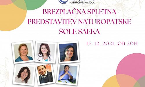 Predstavitev Naturopatske šole Saeka