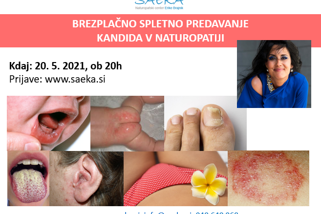 Kandida v naturopatiji, posnetek spletnega predavanja