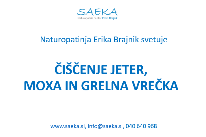 Čiščenje jeter, moxa in grelna vrečka